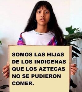Las hijas de las indigenas que enfrentaron a los Aztecas