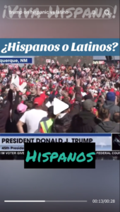 se dice Hispanos, hispanoamerica no latinos o latinoamerica