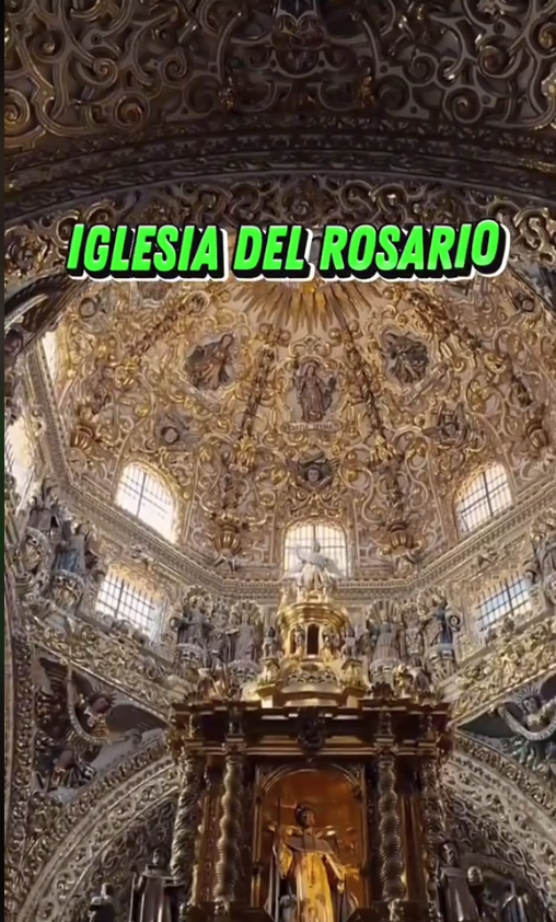 Iglesias de Guanajuato, Oaxaca y Puebla con sus retablos de oro de 24 kilates