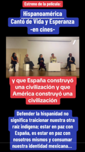 La hispanidad es una civilización en si misma, es un canto de vidad y esperanza