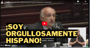 Senador Uruguayo orgullosamente Hispano que aboga por la Union Hispana de todos los paises.
