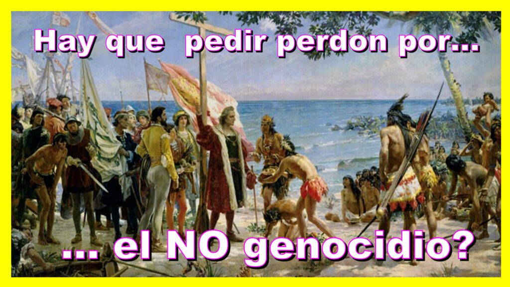 No hubo genocido en HispanoAmérica. Hubo enfermedades que cuando se supo curar, se llevaron los medios para ello