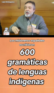 Las gramaticas indigenas americanas fueron hechas por frailes esañoles para envarlizar en la fe cristiana