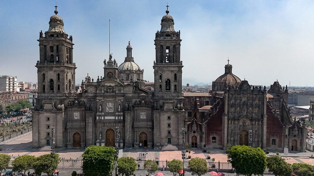 Catedral de la Ciudad de Mexico tal como luce hoy dia.