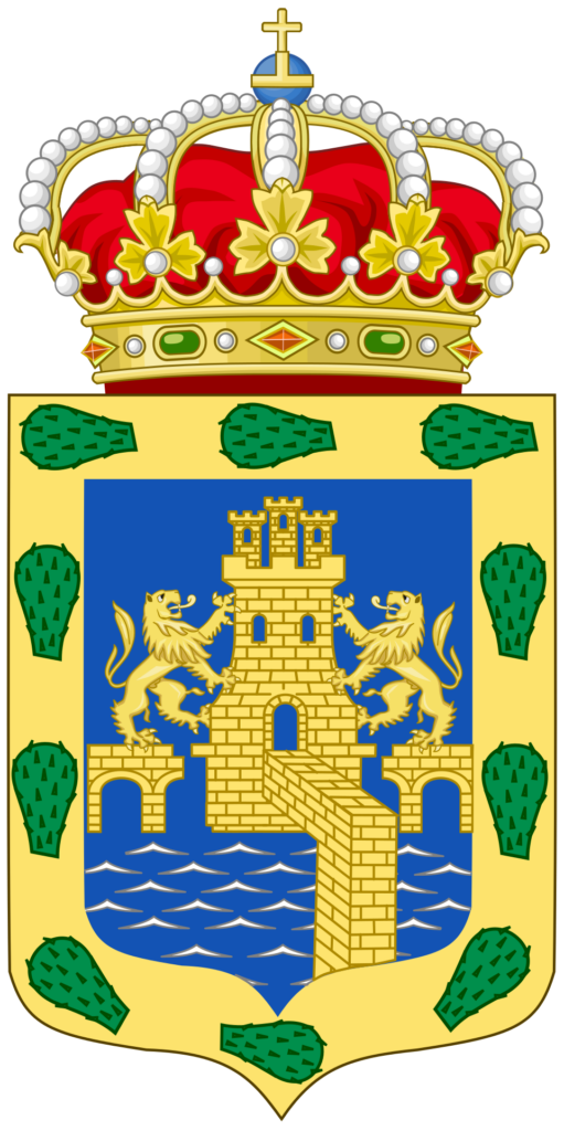 Escudo de la Ciudad de Mexico en la epoca Virreinal (Nueva España)