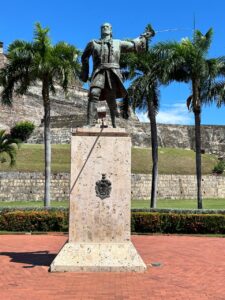 Estatua de Blas de Lezo en Cartagena (Colombia)