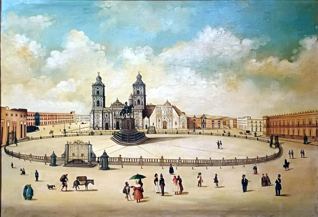 Plaza Mayor de Mexico segun la reforma de 1797